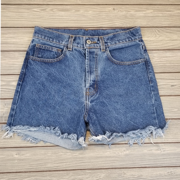 John Galt California High Waist Jean Shorts - Picture 1 of 4